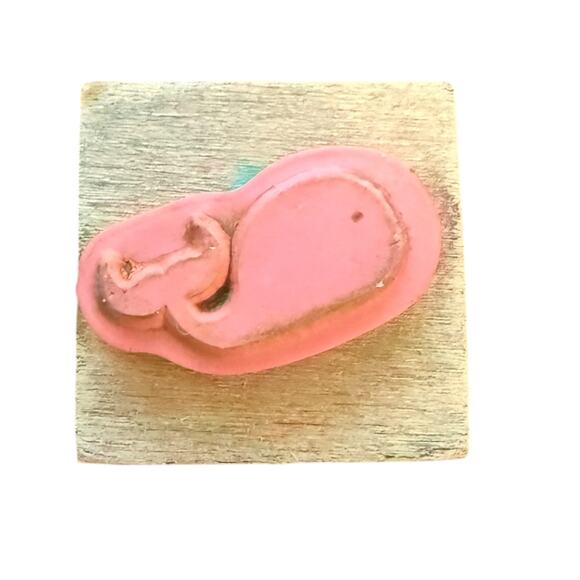 Unbranded Mini Whale Rubber Stamp - Picture 2 of 2